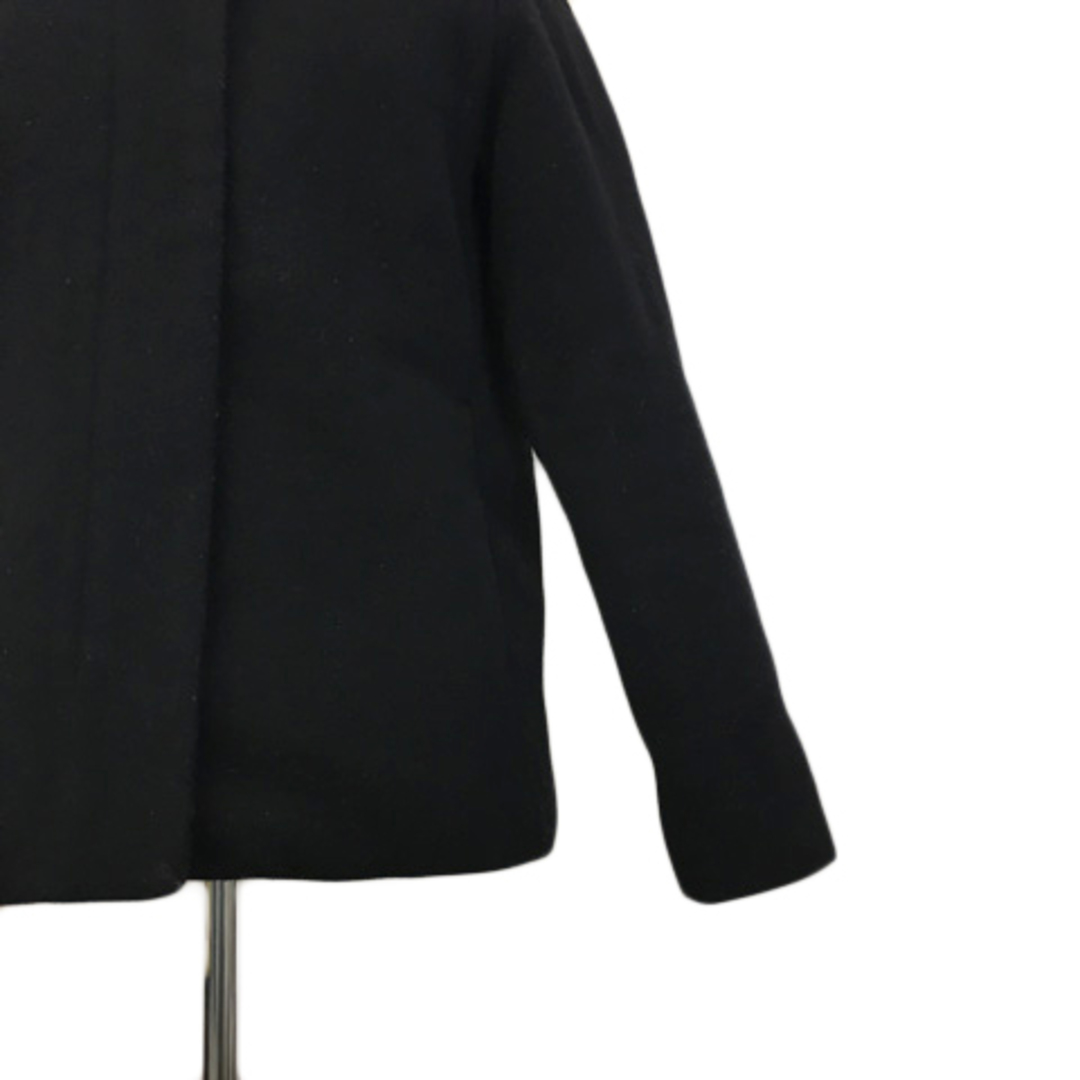 URBAN RESEARCH(アーバンリサーチ)のアーバンリサーチ コート フード ショート ウール 無地 長袖 Free 黒 レディースのジャケット/アウター(その他)の商品写真