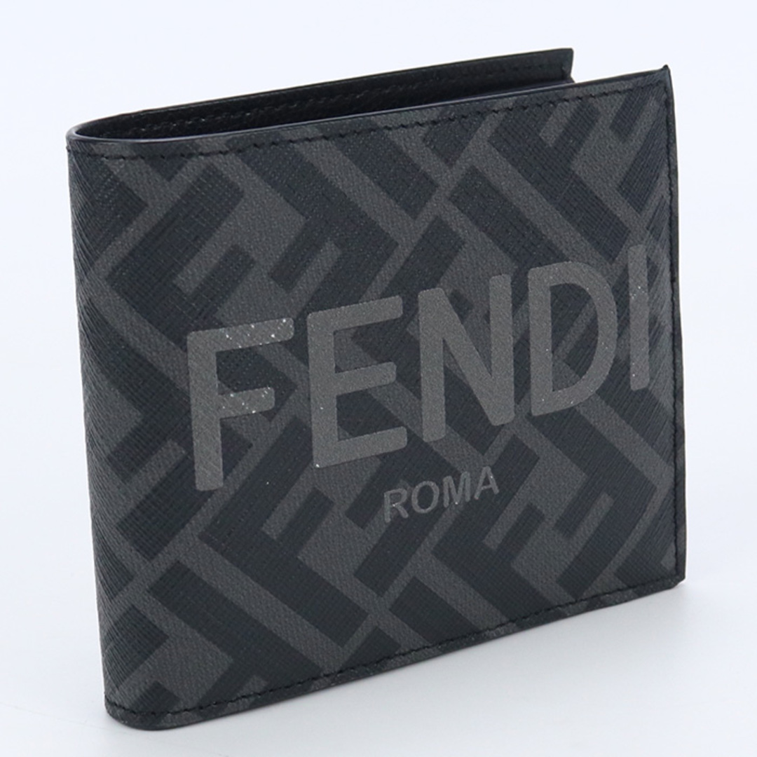 FENDI(フェンディ)のフェンディ コインケース付き二折財布 7M0339 AJJ8 F0TUH 二折財布小銭入付き メンズのファッション小物(折り財布)の商品写真