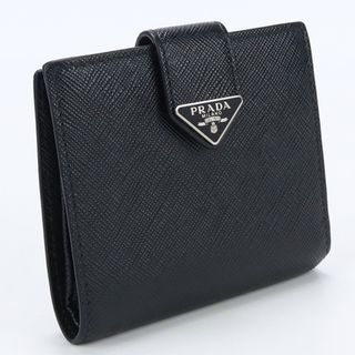 プラダ(PRADA)のプラダ サフィアーノタブ財布 2M0008 2DYG F0002 二折財布小銭入付き(折り財布)