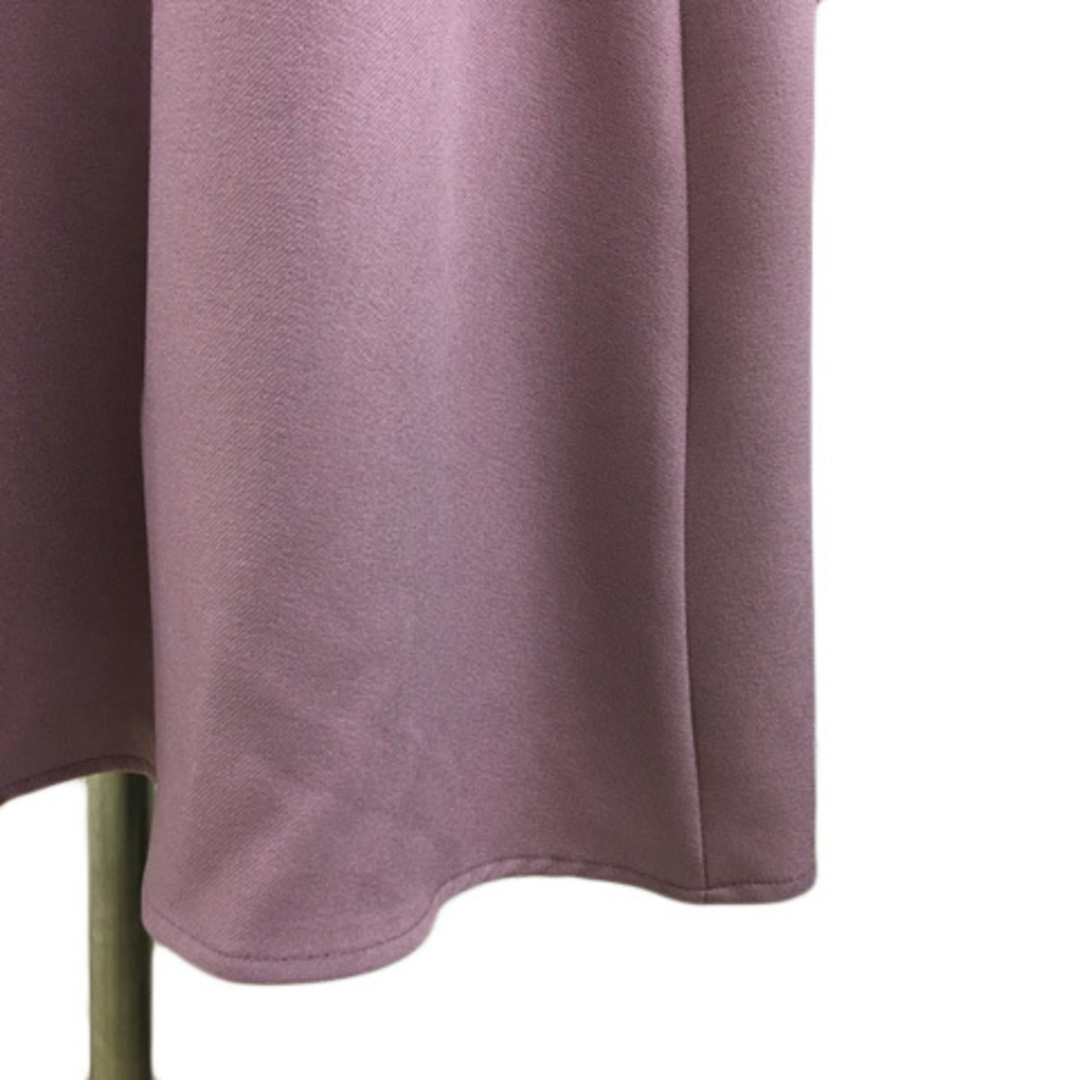 MISCH MASCH(ミッシュマッシュ)のミッシュマッシュ スカート フレア ミモレ 膝下 ベルト M 紫 ラベンダー レディースのスカート(ひざ丈スカート)の商品写真