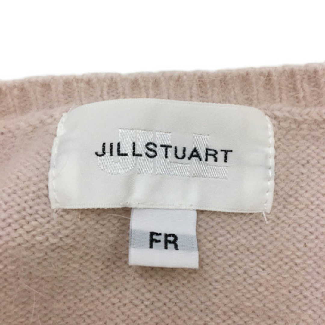 JILL by JILLSTUART(ジルバイジルスチュアート)のジルバイジルスチュアート カーディガン ニット アンゴラ混 長袖 FR ピンク レディースのトップス(カーディガン)の商品写真