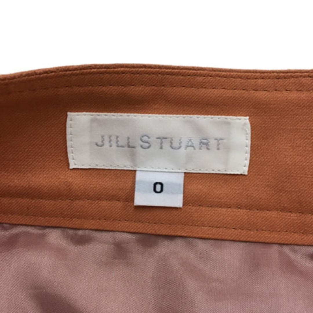 JILLSTUART(ジルスチュアート)のジルスチュアート スカート フレア ロング スエード調 ラップ風 0 ピンク レディースのスカート(ロングスカート)の商品写真