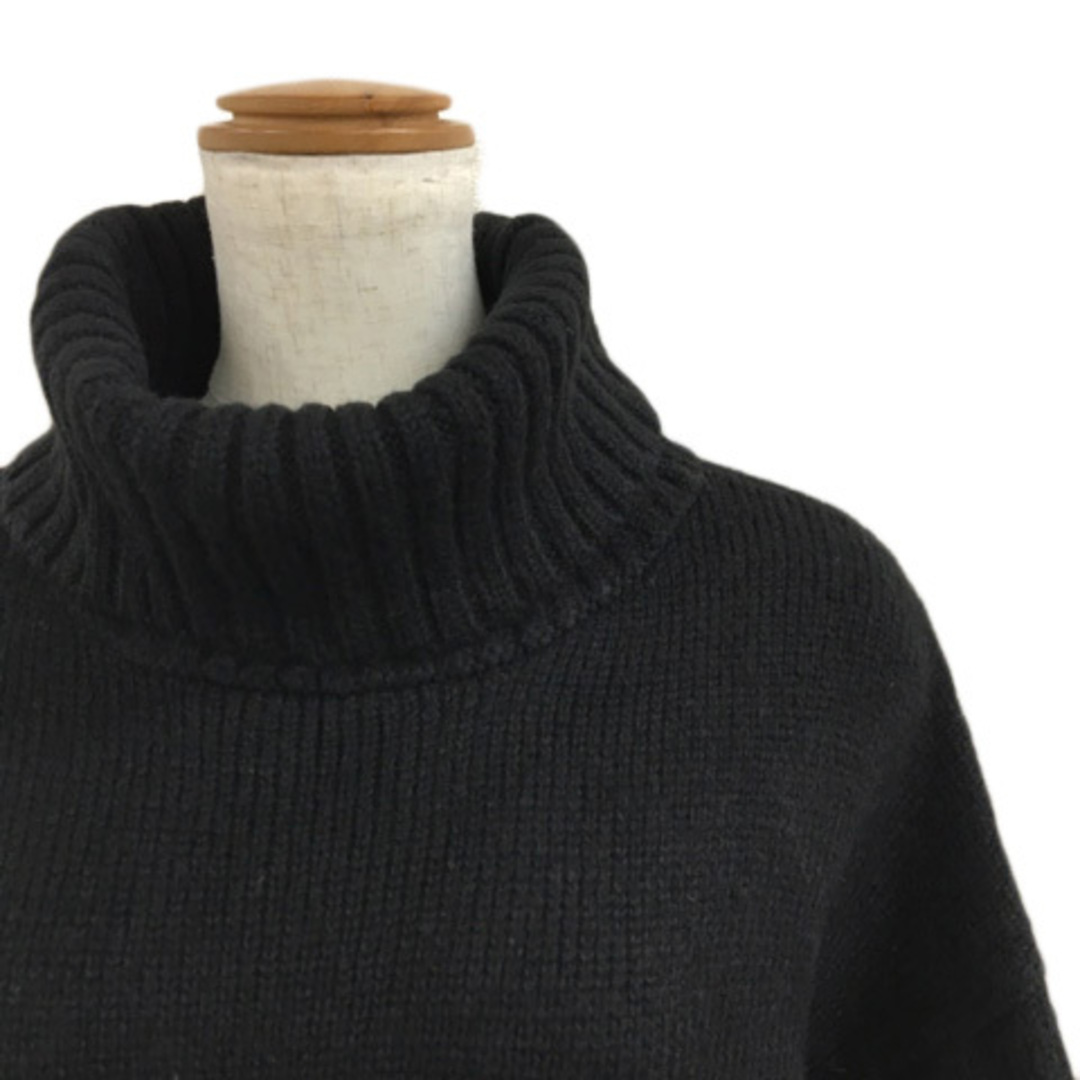 GRL(グレイル)のグレイル セーター ニット プルオーバー タートルネック 無地 長袖 F 黒 レディースのトップス(ニット/セーター)の商品写真