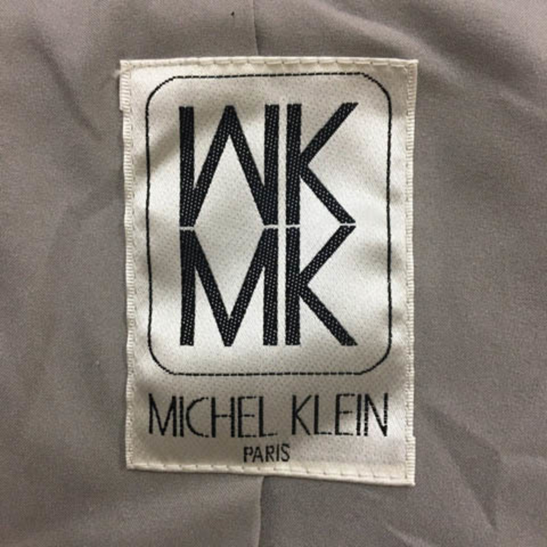 MK MICHEL KLEIN(エムケーミッシェルクラン)のエムケー ミッシェルクラン コート ウール アンゴラ混 長袖 38 グレー レディースのジャケット/アウター(その他)の商品写真