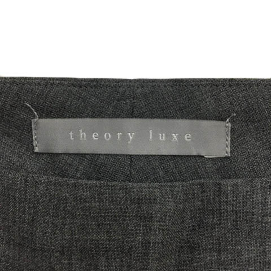 Theory luxe(セオリーリュクス)のセオリーリュクス パンツ スラックス ロング ウール 無地 38 グレー レディースのパンツ(その他)の商品写真