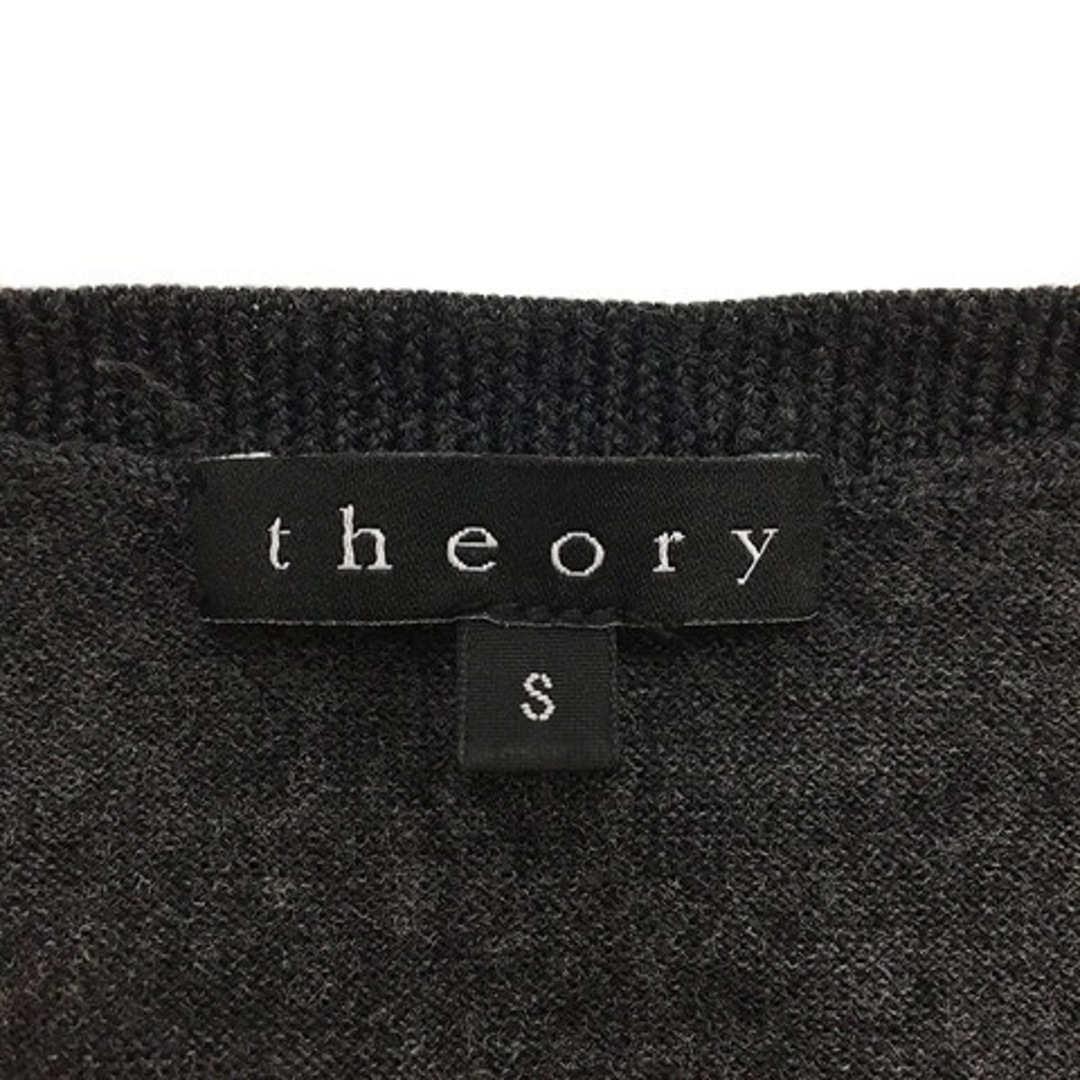 theory(セオリー)のセオリー セーター ニット プルオーバー Vネック ウール 長袖 S グレー レディースのトップス(ニット/セーター)の商品写真