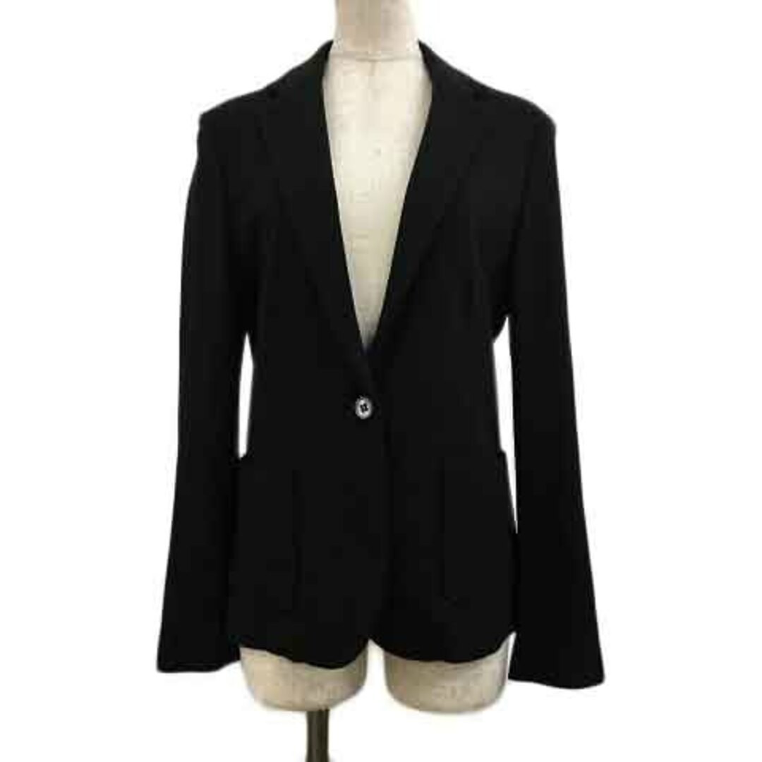 OPAQUE(オペーク)のオペーク ジャケット テーラード シングル 無地 長袖 38 黒 ブラック レディースのジャケット/アウター(その他)の商品写真
