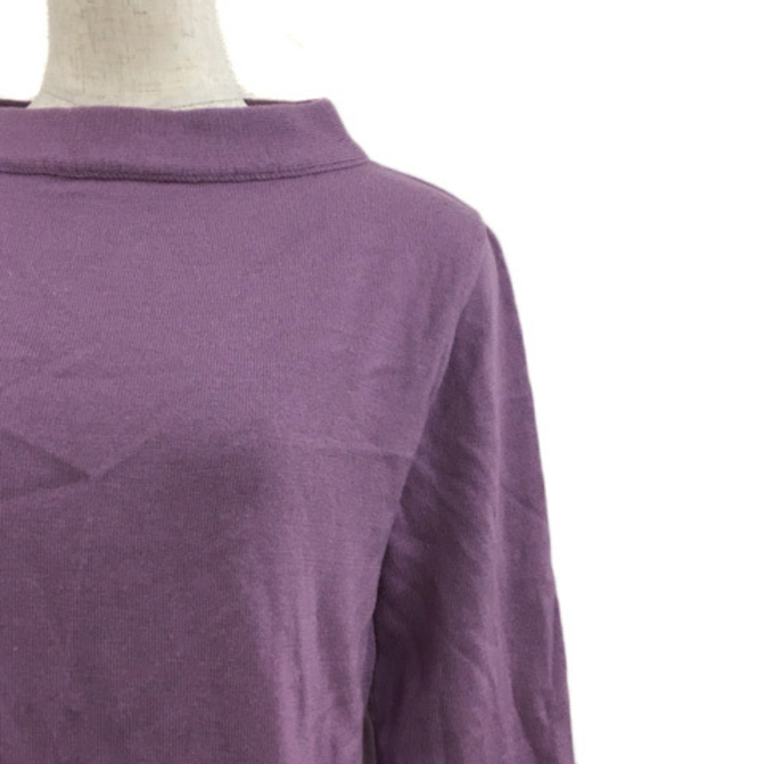 Demi-Luxe BEAMS(デミルクスビームス)のデミルクス ビームス セーター ニット ハイネック 無地 ウール 長袖 紫 レディースのトップス(ニット/セーター)の商品写真