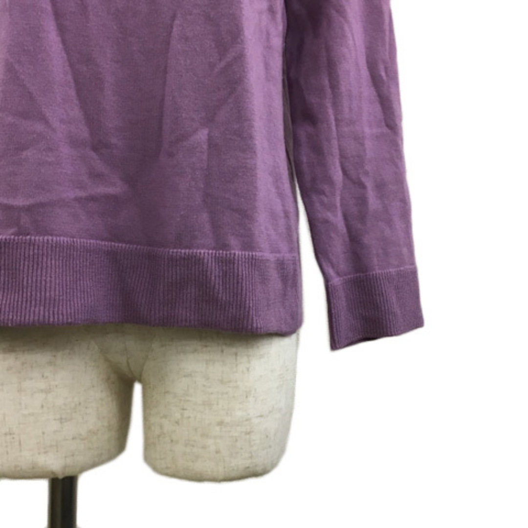 Demi-Luxe BEAMS(デミルクスビームス)のデミルクス ビームス セーター ニット ハイネック 無地 ウール 長袖 紫 レディースのトップス(ニット/セーター)の商品写真