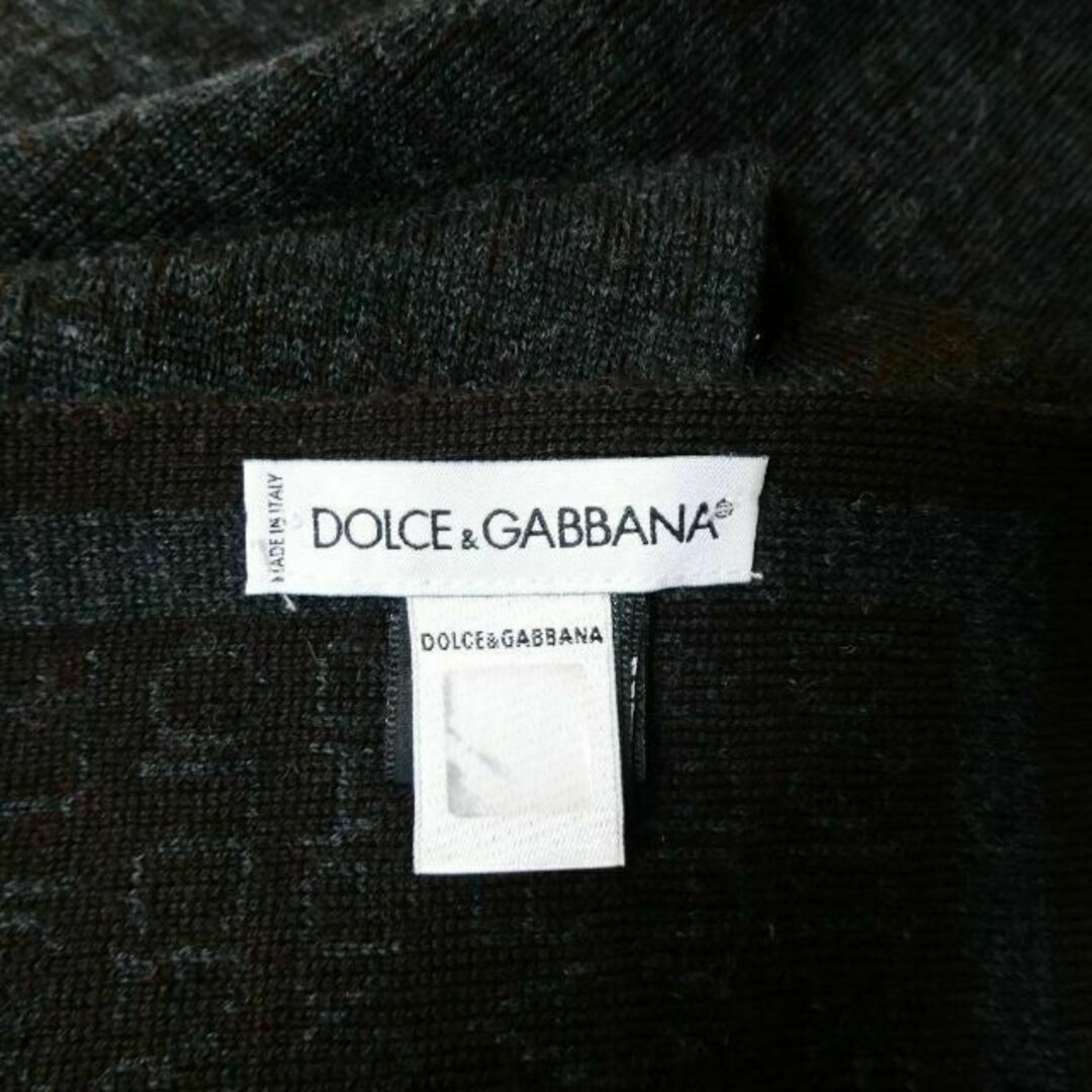 DOLCE&GABBANA(ドルチェアンドガッバーナ)の極美品 ドルチェ＆ガッバーナ ロゴ 総柄 マフラー ストール メンズのファッション小物(マフラー)の商品写真