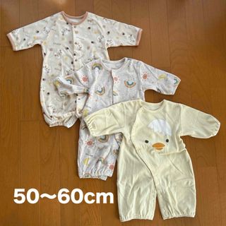 西松屋 - 西松屋 2wayオール 50～60cm 3枚セット