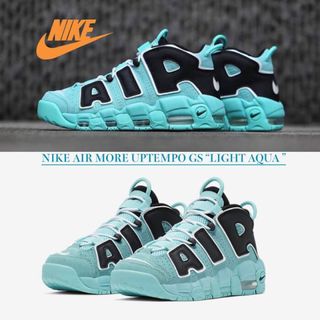 ナイキ(NIKE)の訳ありNIKE スニーカー 28cm air more uptempo 96水色(スニーカー)