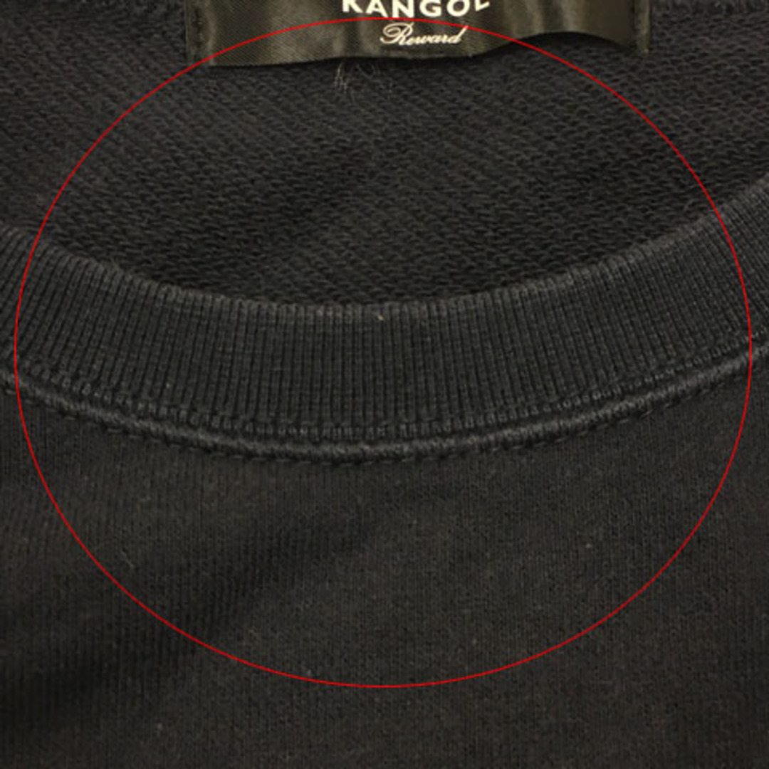 KANGOL(カンゴール)のカンゴール トレーナー スウェット プルオーバー 刺繍 ロゴ 長袖 紺 金 レディースのトップス(トレーナー/スウェット)の商品写真
