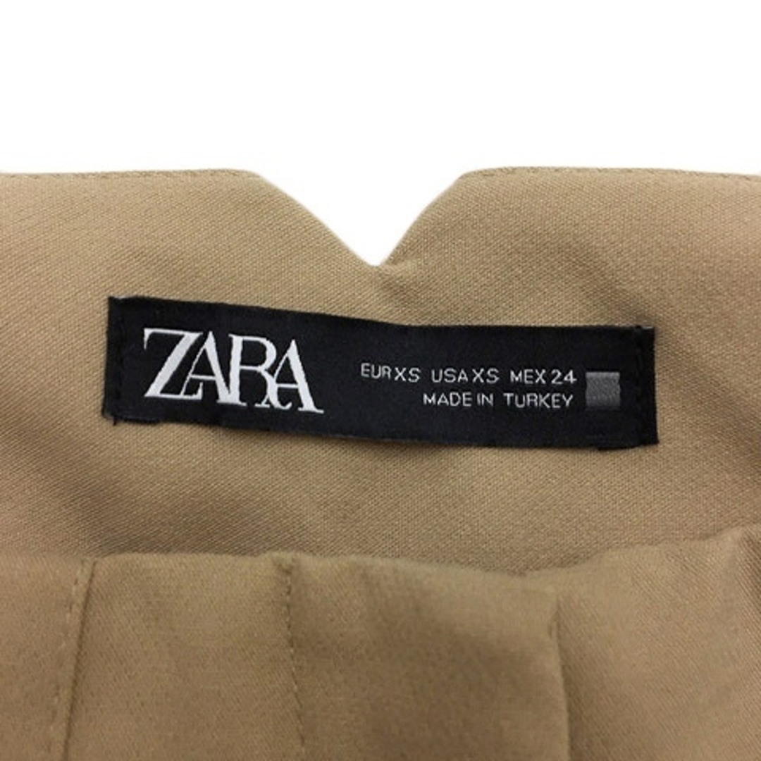 ZARA(ザラ)のザラ パンツ テーパード ロング ハイウエスト USA XS ベージュ レディースのパンツ(その他)の商品写真