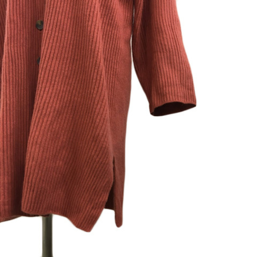 CORDIER(コルディア)のコルディア カーディガン コーディガン ニット ウール 無地 長袖 40 赤 レディースのトップス(カーディガン)の商品写真