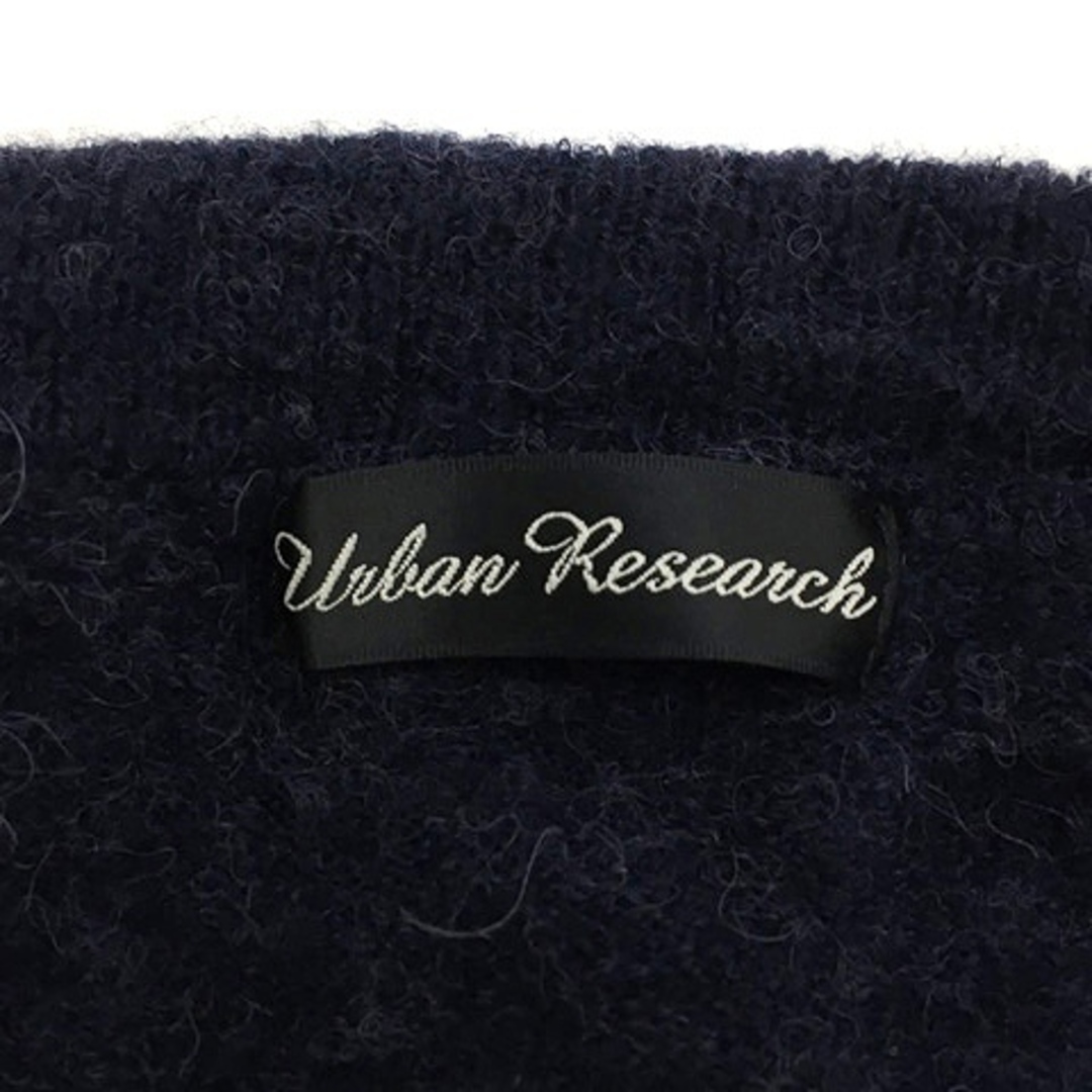 URBAN RESEARCH(アーバンリサーチ)のアーバンリサーチ カーディガン ニット ロング アルパカ混 長袖 FREE 紺 レディースのトップス(カーディガン)の商品写真