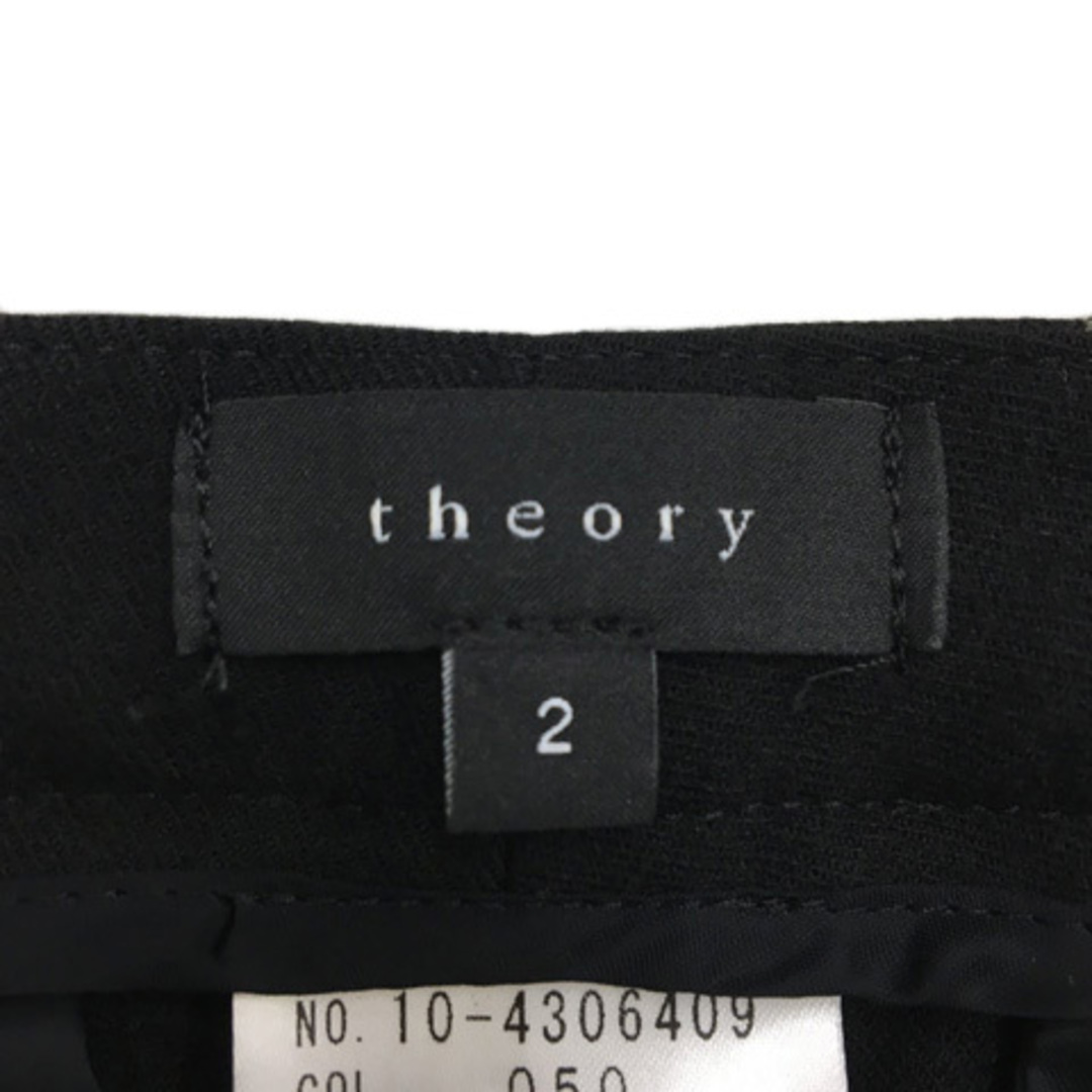 theory(セオリー)のセオリー パンツ テーパード スラックス ロング ウール 無地 2 黒 レディースのパンツ(その他)の商品写真