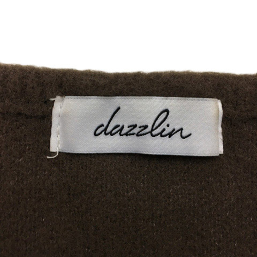 dazzlin(ダズリン)のダズリン セーター ニット プルオーバー スクエアネック 無地 長袖 F 茶 レディースのトップス(ニット/セーター)の商品写真