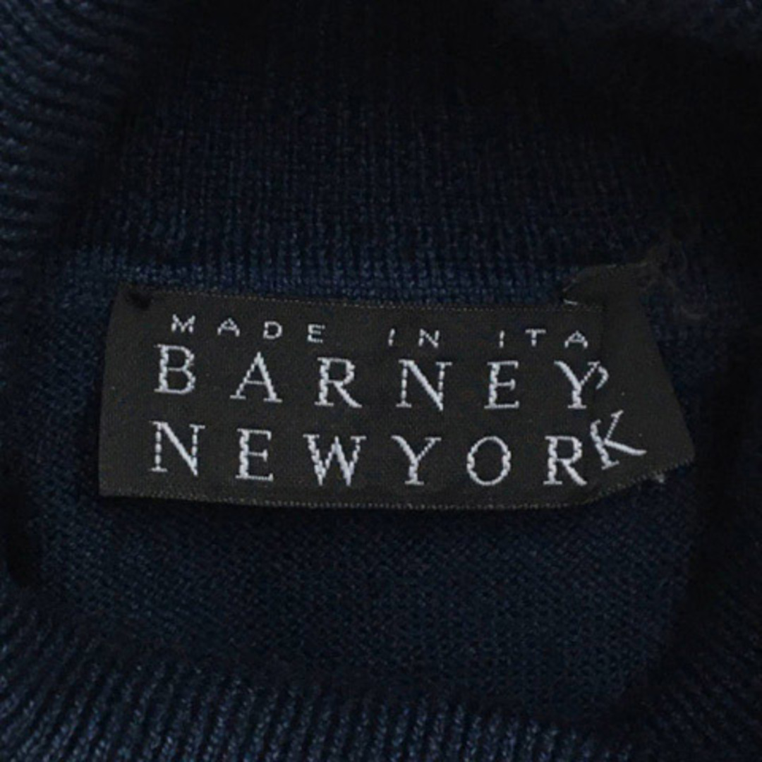 BARNEYS NEW YORK(バーニーズニューヨーク)のバーニーズニューヨーク セーター ニット タートルネック 長袖 48 紺 メンズのトップス(ニット/セーター)の商品写真