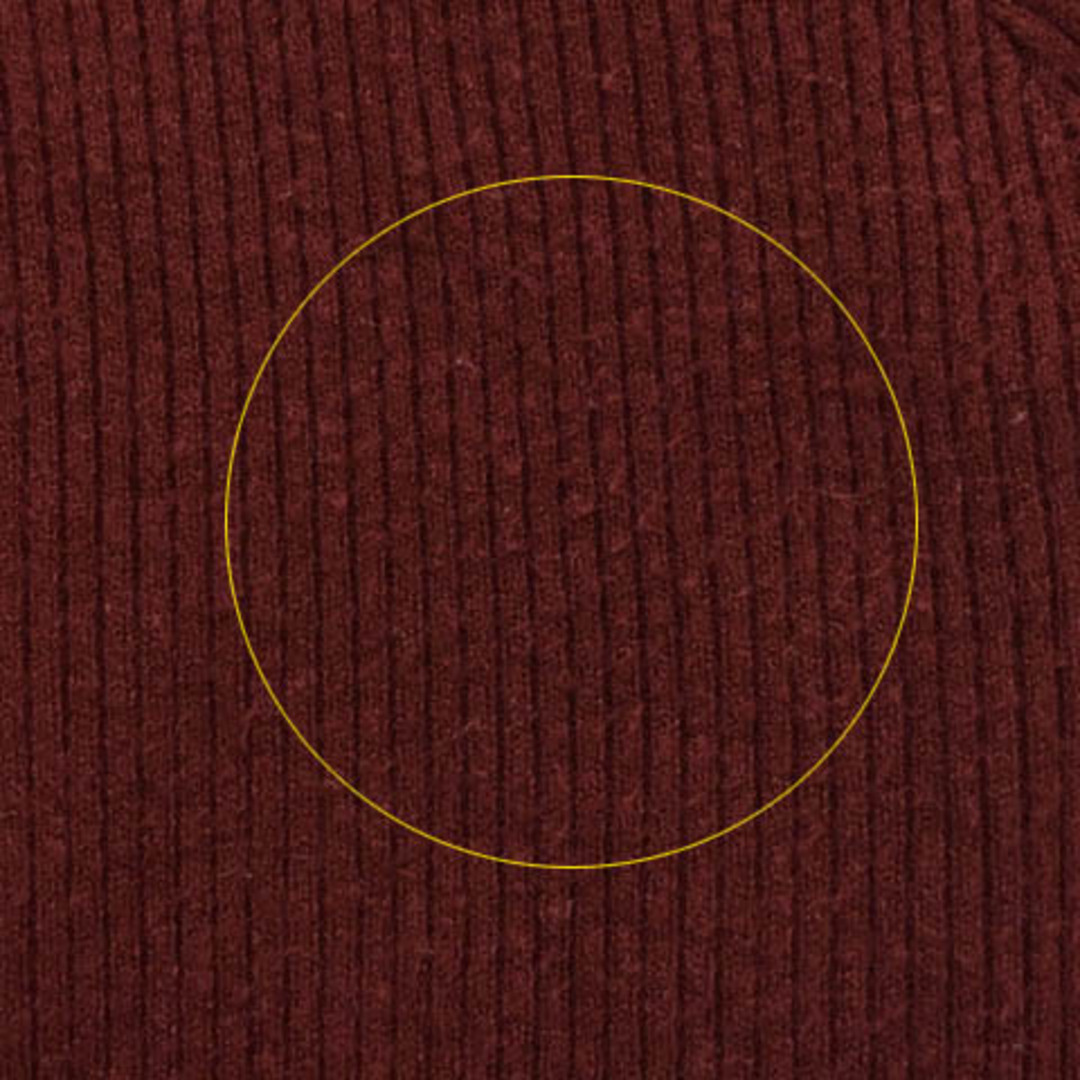 INGNI(イング)のイング セーター ニット プルオーバー アシンメトリー 長袖 M 赤 ボルドー レディースのトップス(ニット/セーター)の商品写真