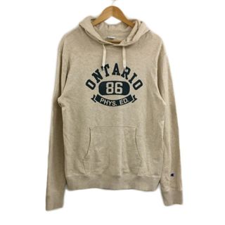 チャンピオン(Champion)のチャンピオン パーカー フーディー ロゴ 長袖 X-LARGE ベージュ(パーカー)