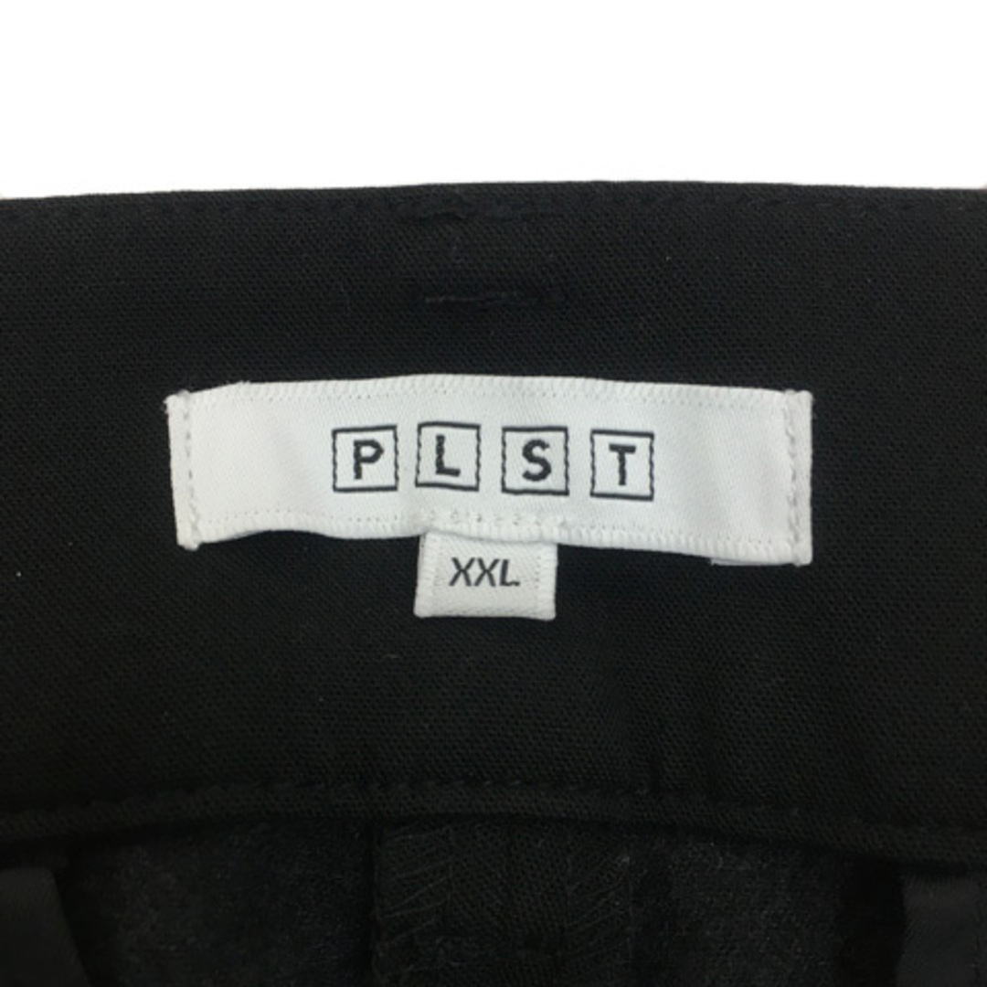 PLST(プラステ)のプラステ パンツ テーパード ロング 裏起毛 無地 XXL 黒 ブラック レディースのパンツ(その他)の商品写真