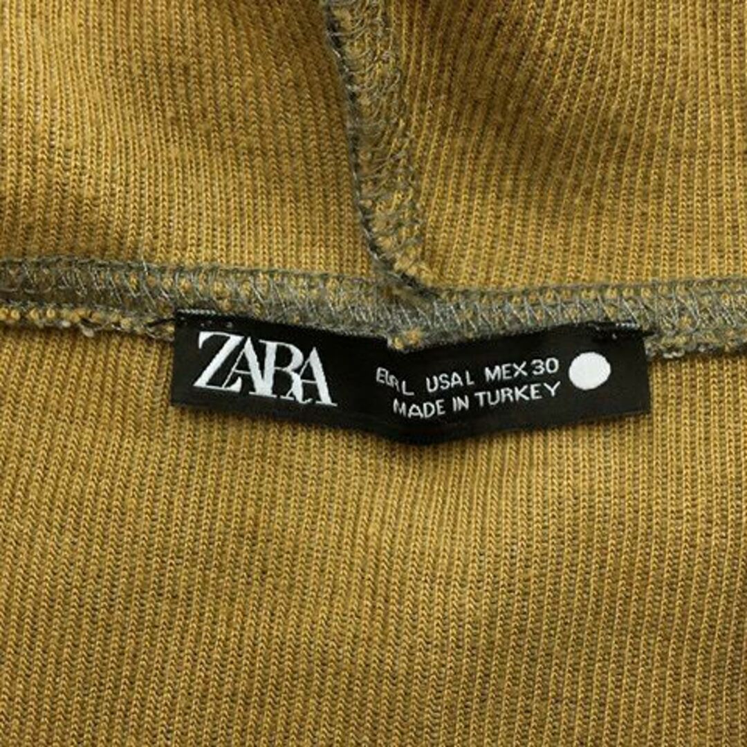 ZARA(ザラ)のザラ パーカー フーディー ニット プルオーバー 長袖 USA L グレー レディースのトップス(パーカー)の商品写真