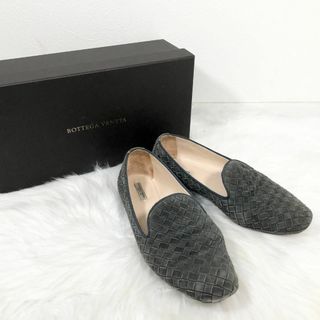 Bottega Veneta - BOTTEGA VENETA ボッテガ スエード イントレチャート スリッポン