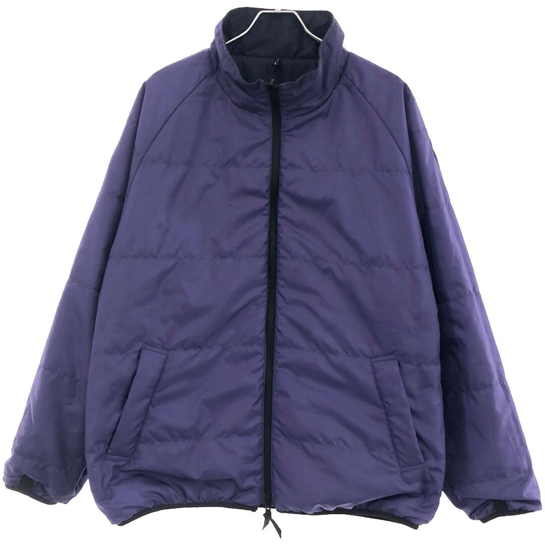 PWA(Progressive Workers Association) プア Thinsulate TWO-FACE PUFFY JACKET リバーシブルパテッドジャケット ネイビー×パープル L メンズのジャケット/アウター(その他)の商品写真