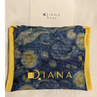 ダイアナ(DIANA)のDIANA　ダイアナ「絵画シリーズ」エコバッグ　巾着バッグ　ブルーゴッホ(エコバッグ)