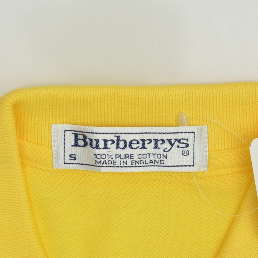 BURBERRY(バーバリー)の【BURBERRY】80s〜90s イングランド製 ワンポイント鹿の子ポロシャツ メンズのトップス(ポロシャツ)の商品写真