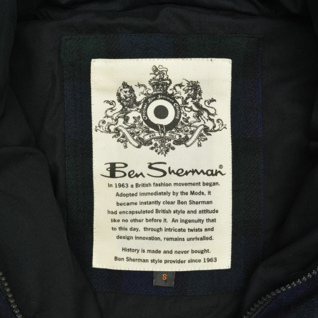 Ben Sherman(ベンシャーマン)の【BenSherman】BS-16001B ブラックウォッチダウンベスト メンズのジャケット/アウター(ダウンベスト)の商品写真