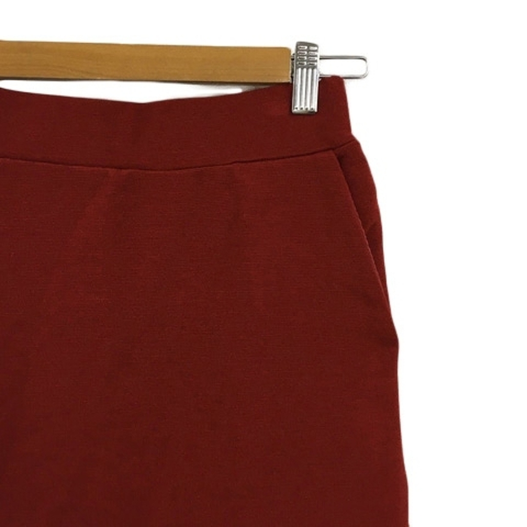 FRAMeWORK(フレームワーク)のフレームワーク スカート タイト ペンシル ロング ニット ウエストゴム 赤 レディースのスカート(ロングスカート)の商品写真