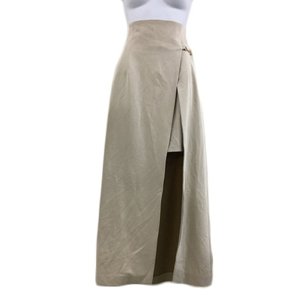 dazzlin(ダズリン)のダズリン スカート フレア ロング スリット ショートパンツ M ベージュ レディースのスカート(ロングスカート)の商品写真