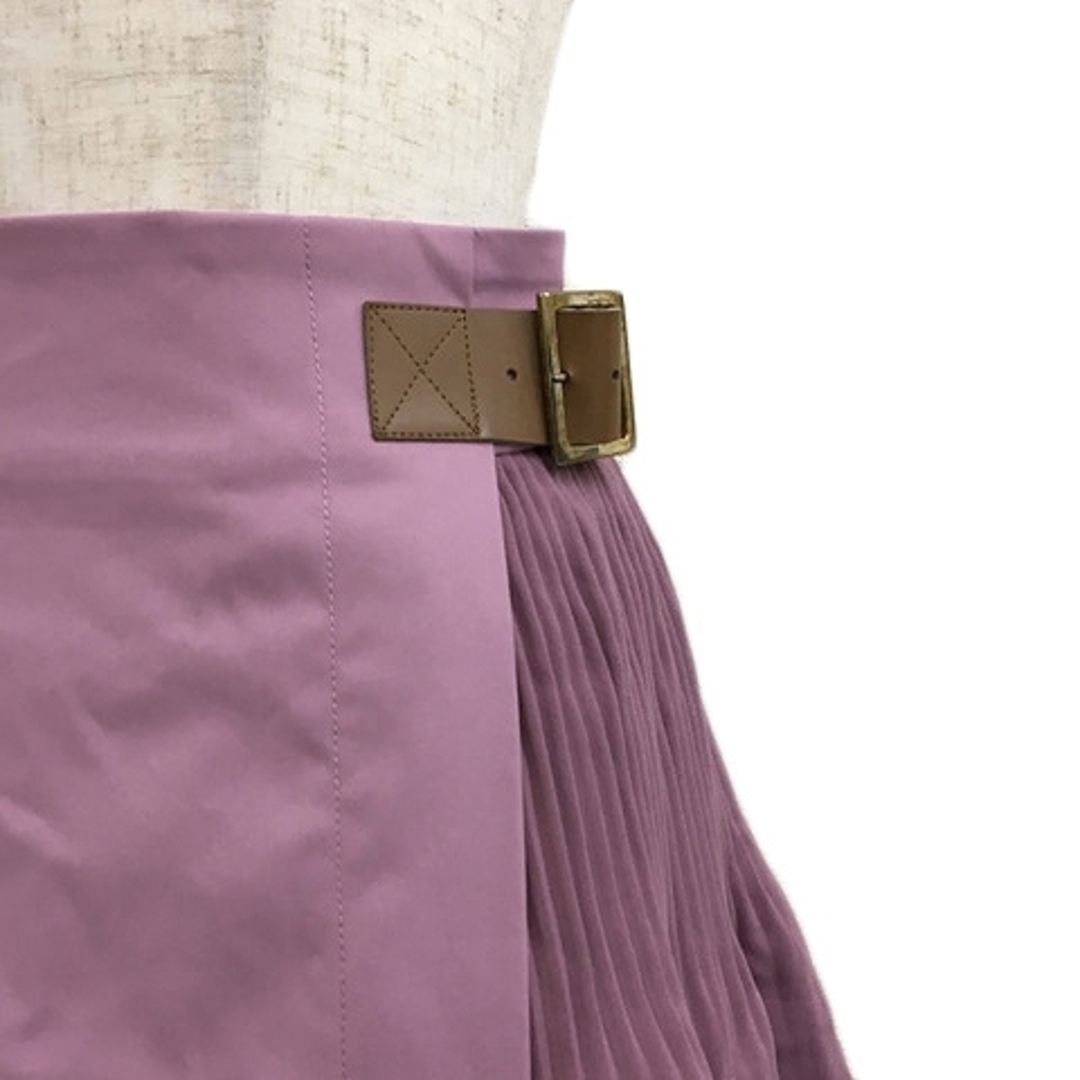 WILLSELECTION(ウィルセレクション)のウィルセレクション スカート フレア ロング プリーツ ティアード M ピンク レディースのスカート(ロングスカート)の商品写真