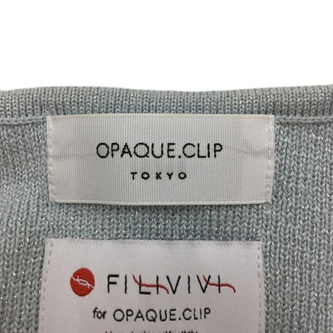 OPAQUE.CLIP(オペークドットクリップ)のオペークドットクリップ FILIVIVI セーター ニット 長袖 S 水色 レディースのトップス(ニット/セーター)の商品写真