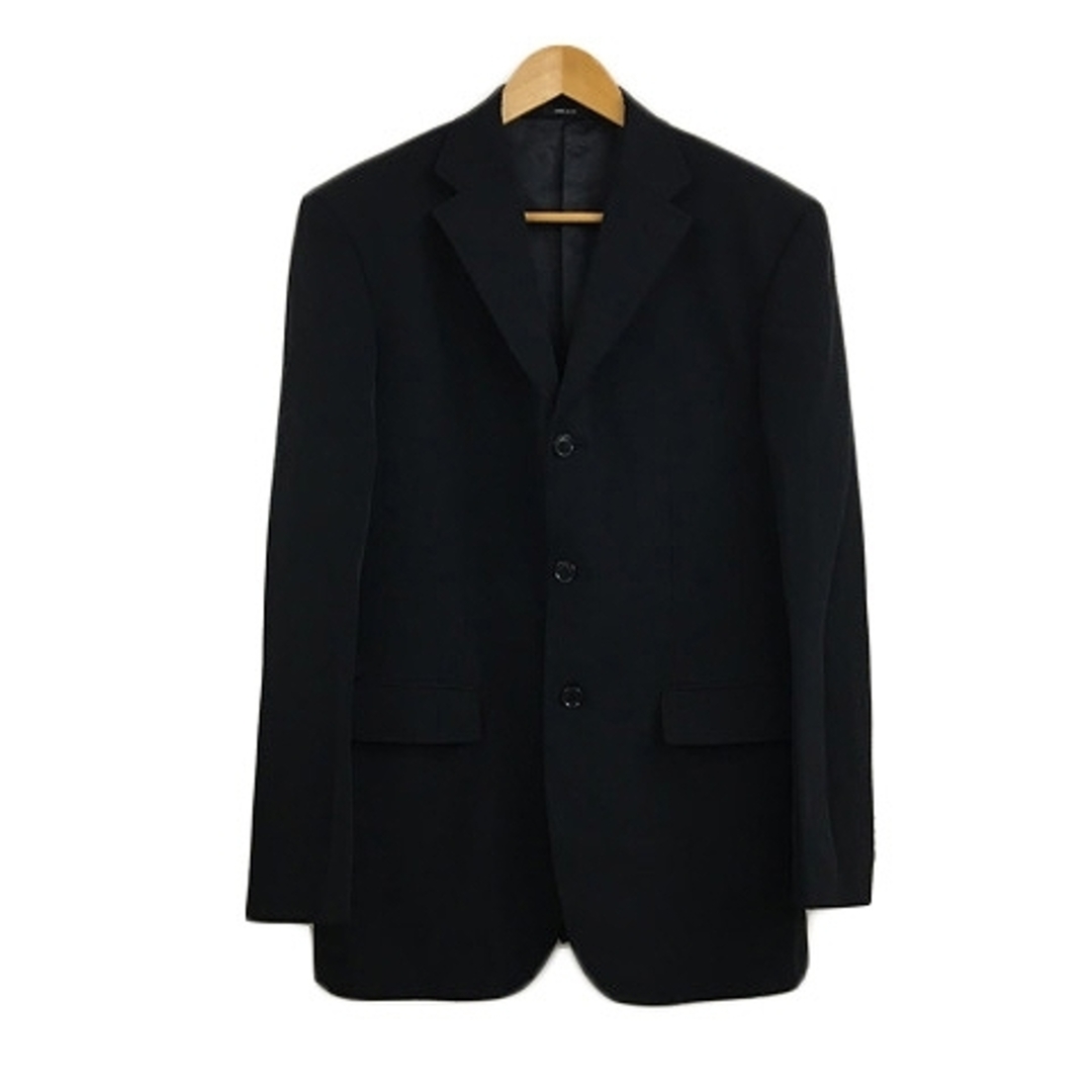 COMME CA ISM(コムサイズム)のコムサイズム ジャケット テーラード シングル 無地 ナイロン 長袖 3 黒 メンズのジャケット/アウター(テーラードジャケット)の商品写真