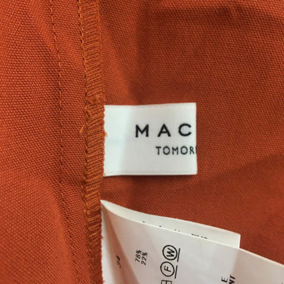 MACPHEE(マカフィー)のマカフィー トゥモローランド スカート タイト ロング 無地 34 オレンジ レディースのスカート(ロングスカート)の商品写真