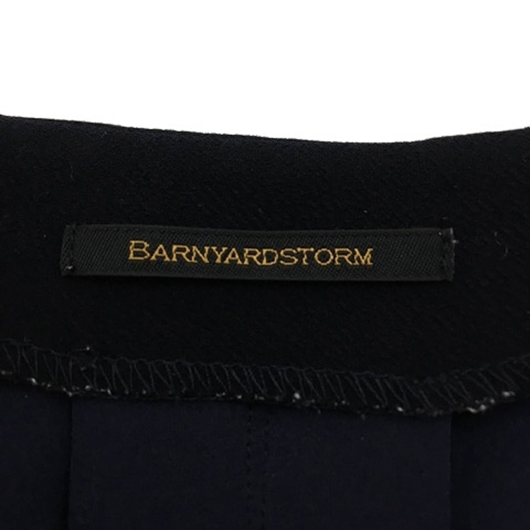 BARNYARDSTORM(バンヤードストーム)のバンヤードストーム ワンピース Iライン 膝丈 プルオーバー 長袖 1 紺 レディースのワンピース(ひざ丈ワンピース)の商品写真