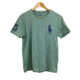 ポロラルフローレン(POLO RALPH LAUREN)のポロ ラルフローレン Tシャツ カットソー プルオーバー ロゴ 半袖 M 緑 (Tシャツ/カットソー(半袖/袖なし))