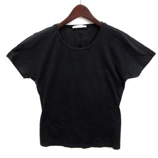 Max Mara - マックスマーラ 白タグ ドルマン ストレッチ カットソー Tシャツ 半袖 黒 M