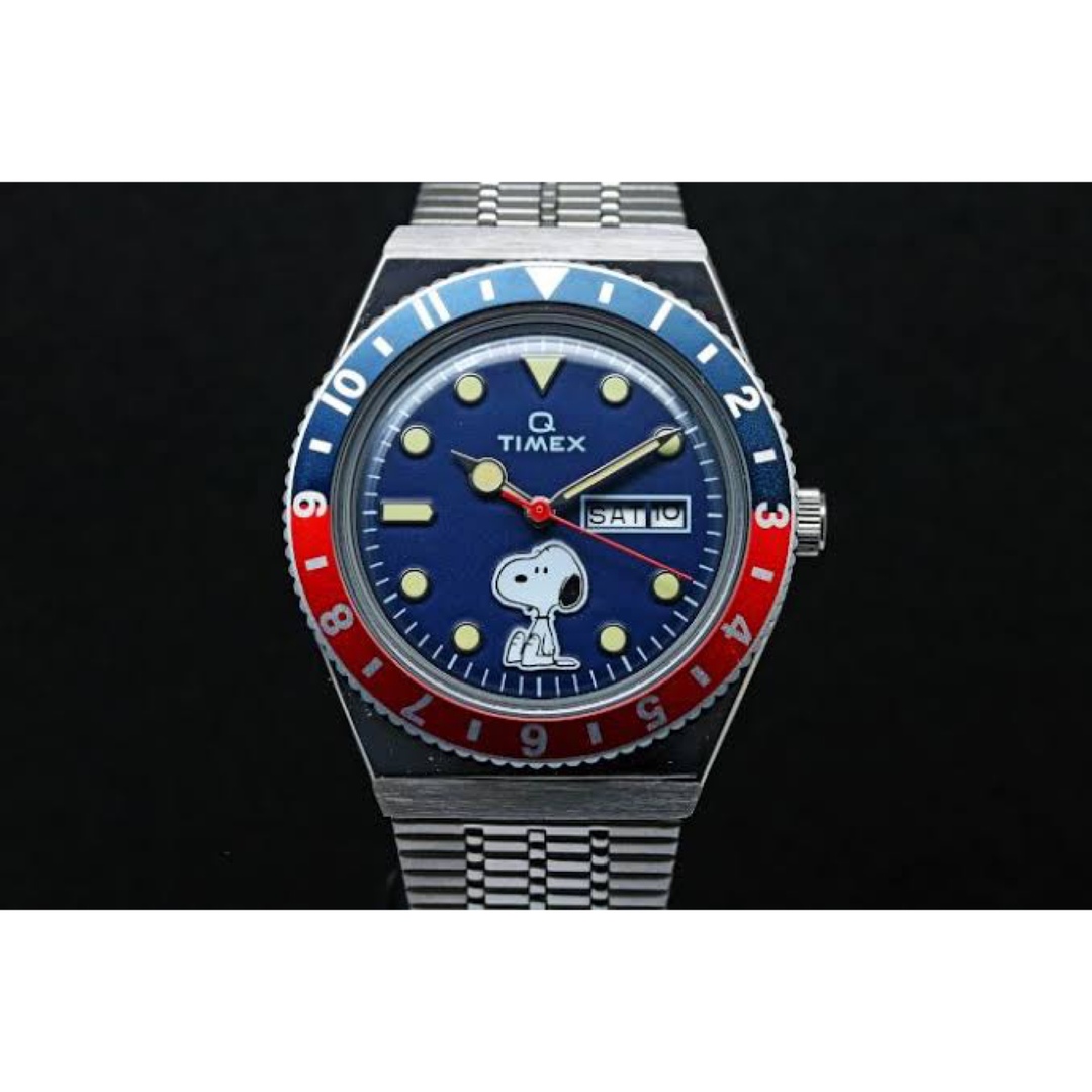 タイメックスQ 1979年 リイシュー ピーナッツ70周年記念 スヌーピー メンズの時計(腕時計(アナログ))の商品写真
