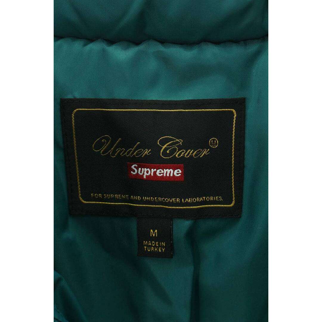 Supreme(シュプリーム)のシュプリーム ×アンダーカバー UNDERCOVER  23SS  Puffer Jacket アームレザースタッズデザインダウンジャケット メンズ M メンズのジャケット/アウター(ダウンジャケット)の商品写真