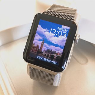 Apple Watch - Apple Watch series3 本体,38mmシルバー アップルウォッチ