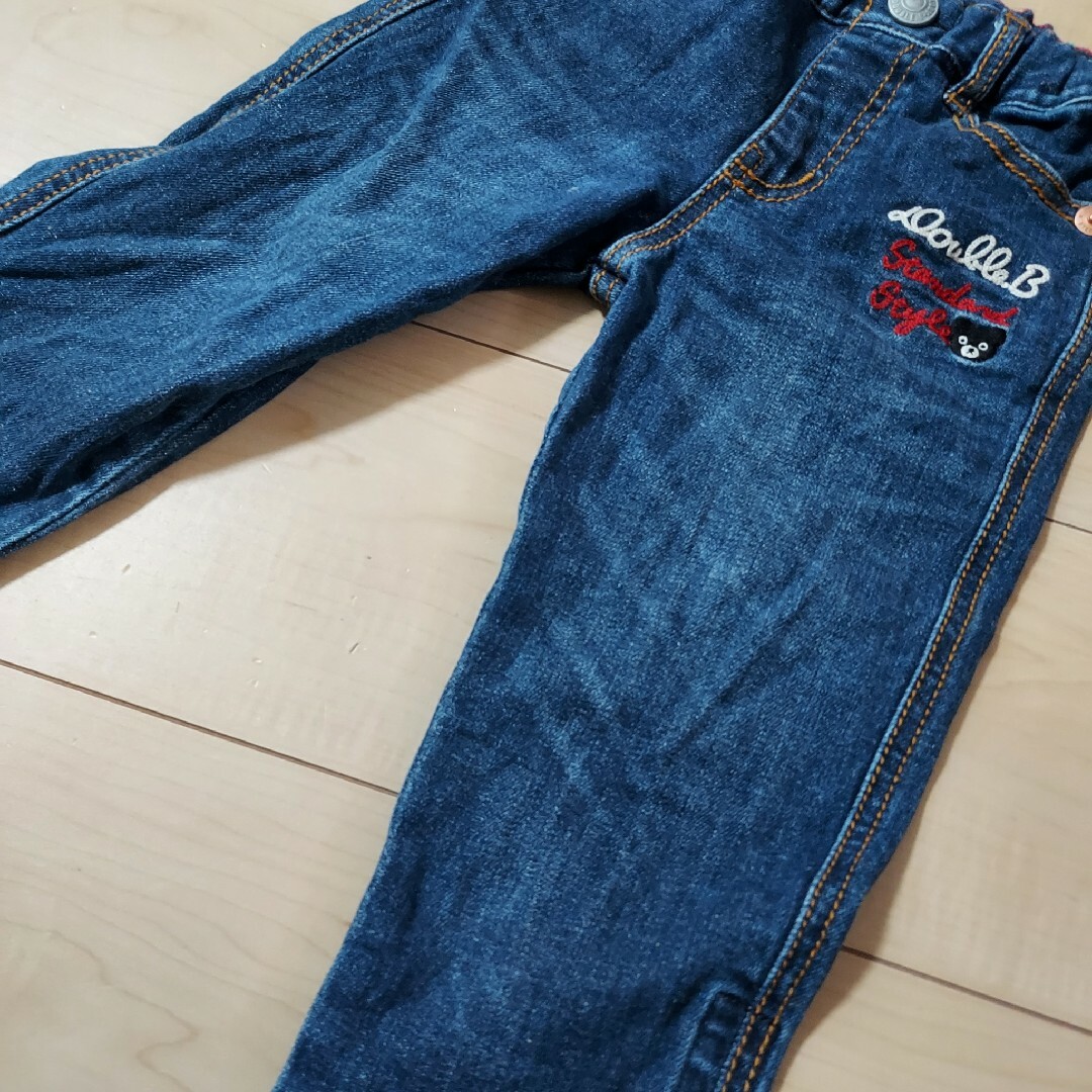 DOUBLE.B(ダブルビー)のデニムパンツ キッズ/ベビー/マタニティのキッズ服男の子用(90cm~)(パンツ/スパッツ)の商品写真