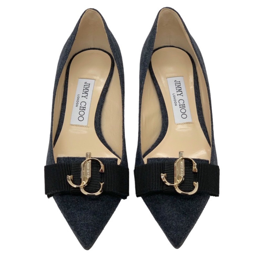 ジミーチュウ JIMMY CHOO パンプス 靴 シューズ JCロゴ フェルト ジミーチュウ JIMMY CHOO パンプス 靴 シューズ JCロゴ フェルト