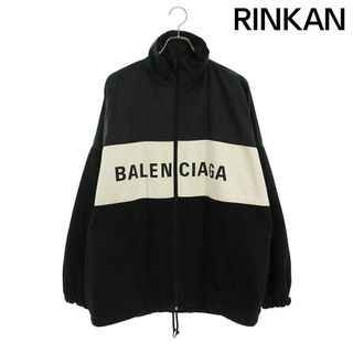 バレンシアガ(Balenciaga)のバレンシアガ  529213 TBQ03 ロゴプリントデニム切り替えポプリンシャツブルゾン メンズ 34(ブルゾン)