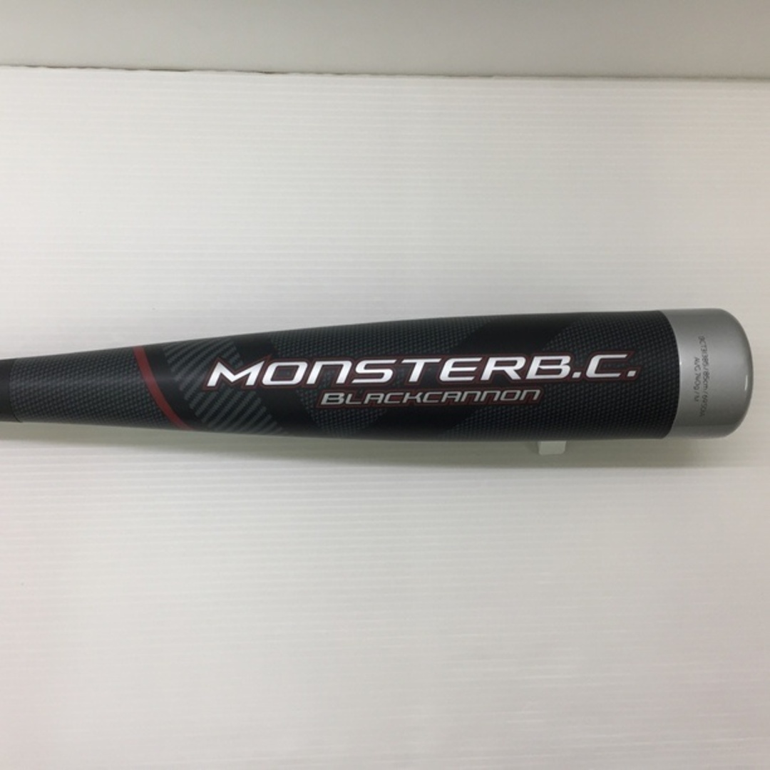 中古品 ゼット ZETT モンスターブラックキャノン 軟式用FRP製バット BCT31385 5435 スポーツ/アウトドアの野球(バット)の商品写真