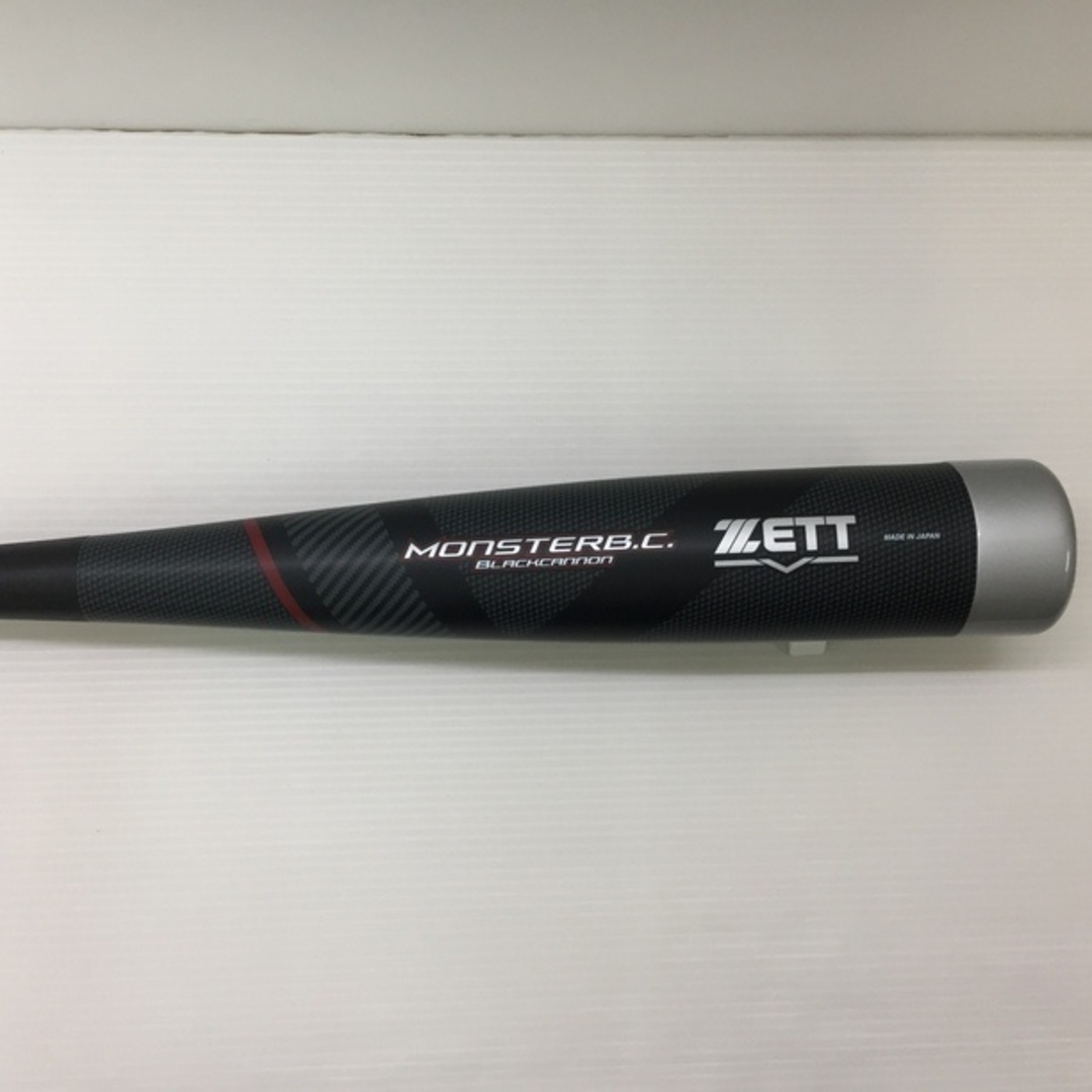 中古品 ゼット ZETT モンスターブラックキャノン 軟式用FRP製バット BCT31385 5435 スポーツ/アウトドアの野球(バット)の商品写真