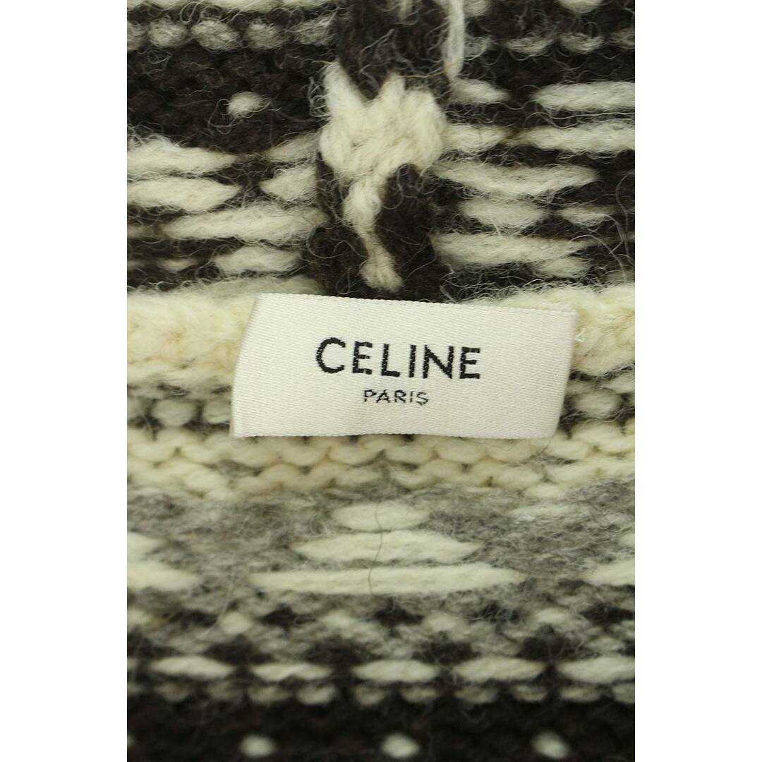 celine(セリーヌ)のセリーヌバイエディスリマン  21AW  2A80R107O オーバーサイズ バハシェトランドジャカードニット メンズ XL メンズのトップス(ニット/セーター)の商品写真